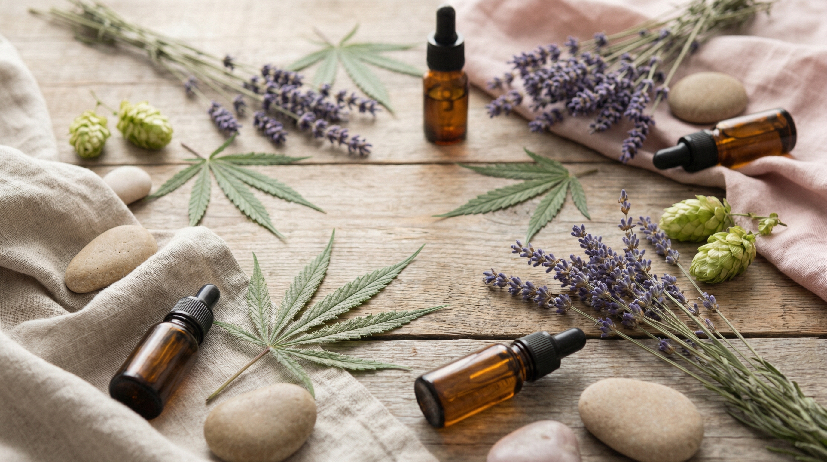 Many terpenes found in cannabis also appear in traditional relaxation herbs