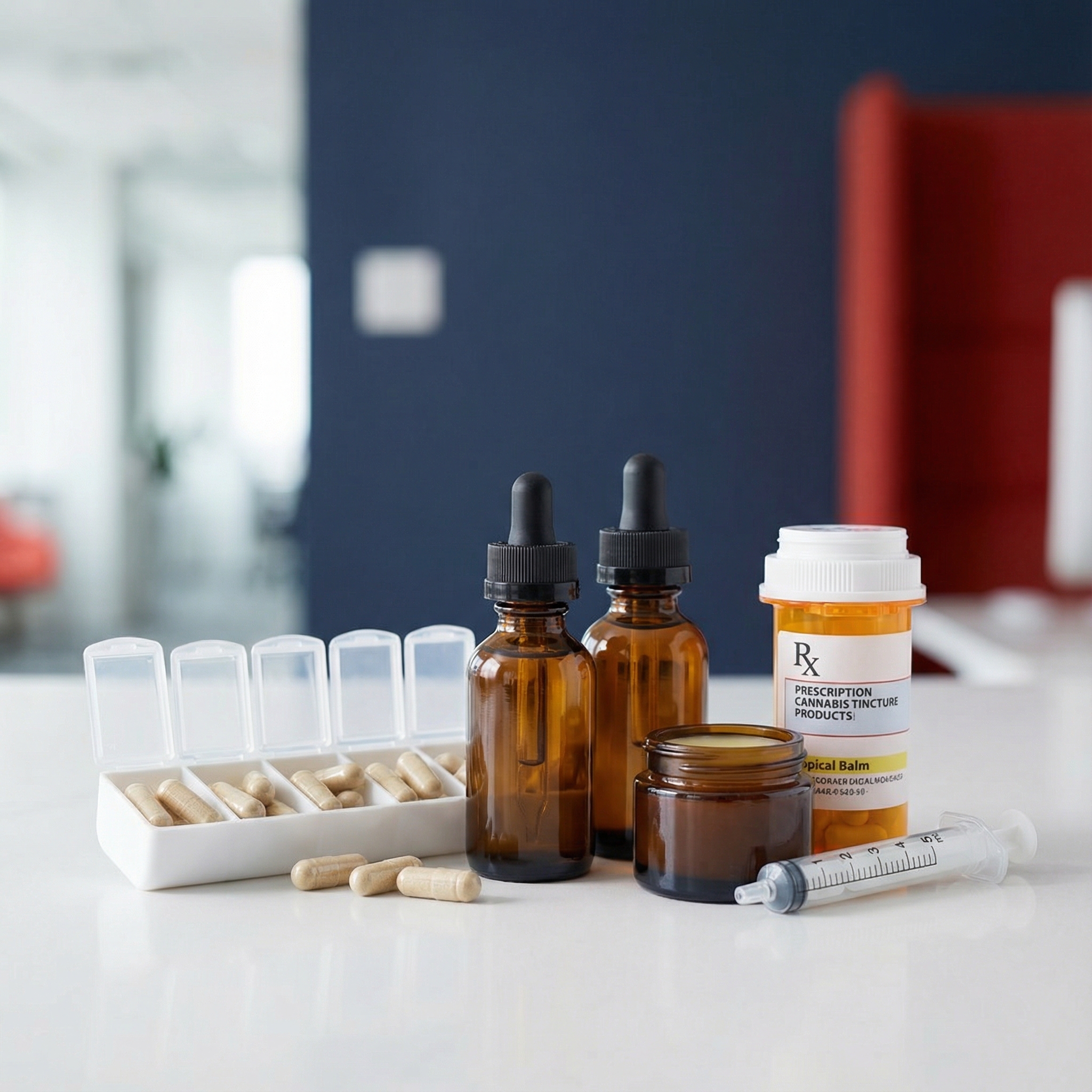 Medical programs vary widely in allowed product forms - timely, important, trustworthy, authoritative style illustration for Cannabis Legalization in the United States (2026): Complete State-by-State Guide