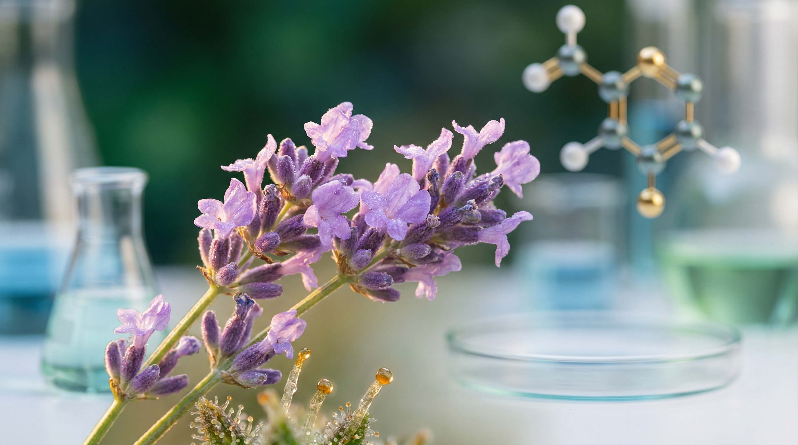 Linalool gives lavender its signature calming scent—and cannabis strains their floral notes