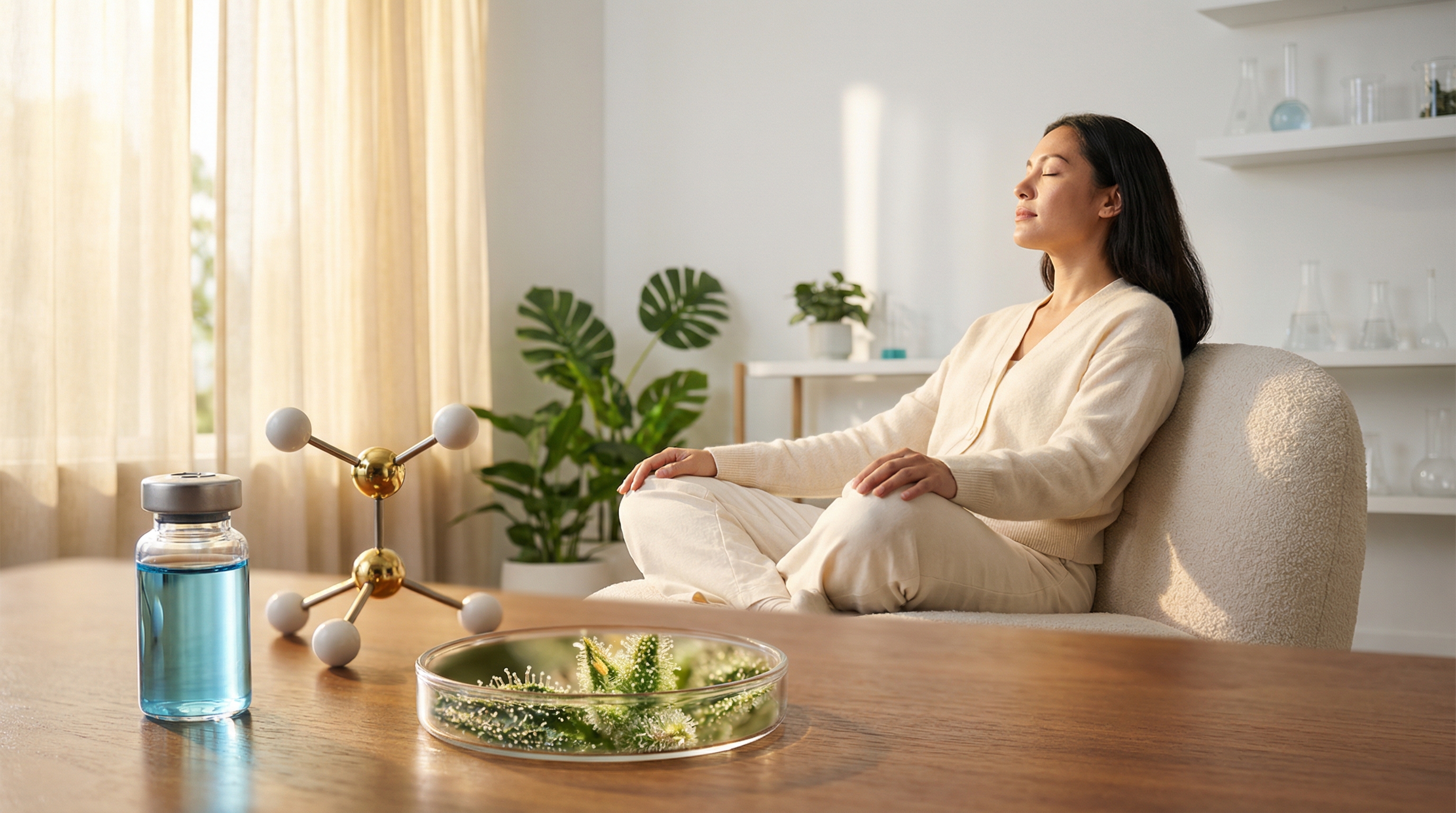 Linalool's calming effects can be triggered simply by inhaling the scent—no ingestion required