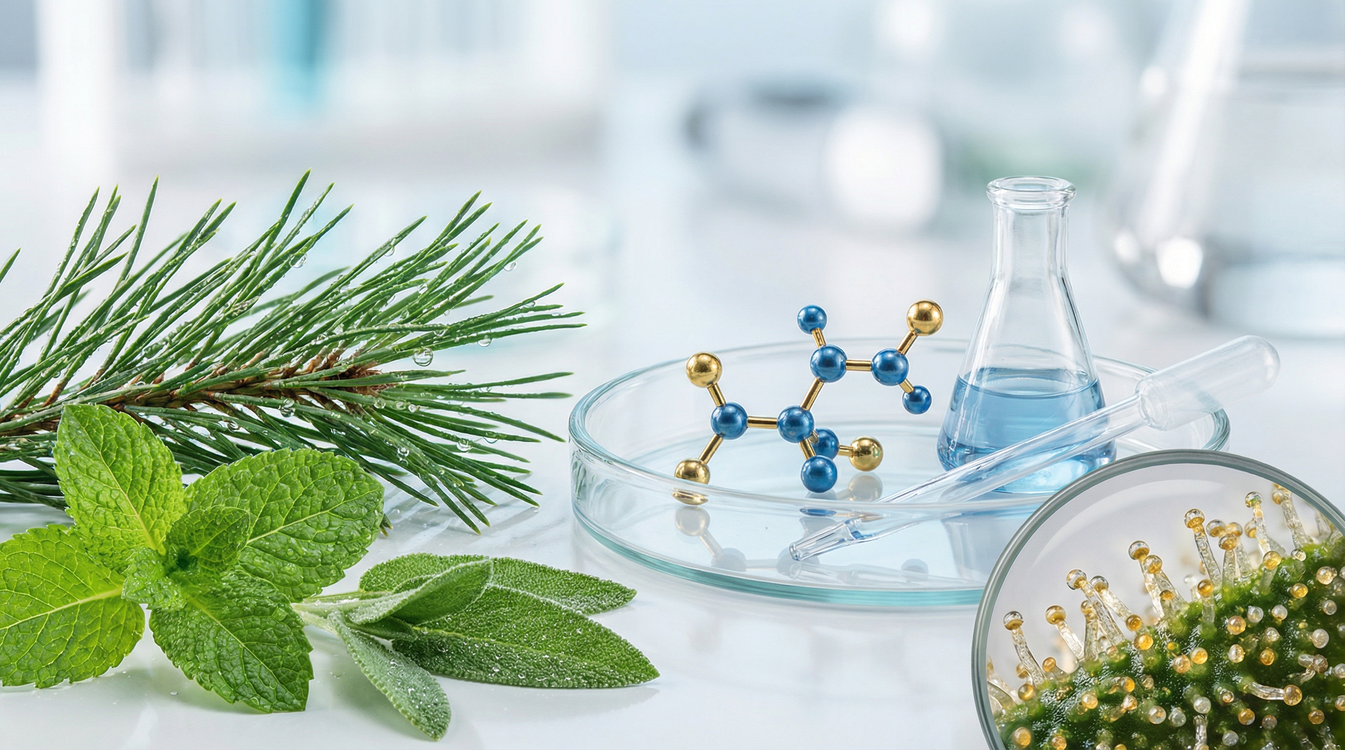 Terpinolene's complex aroma combines pine, herbs, and citrus—unlike any other terpene