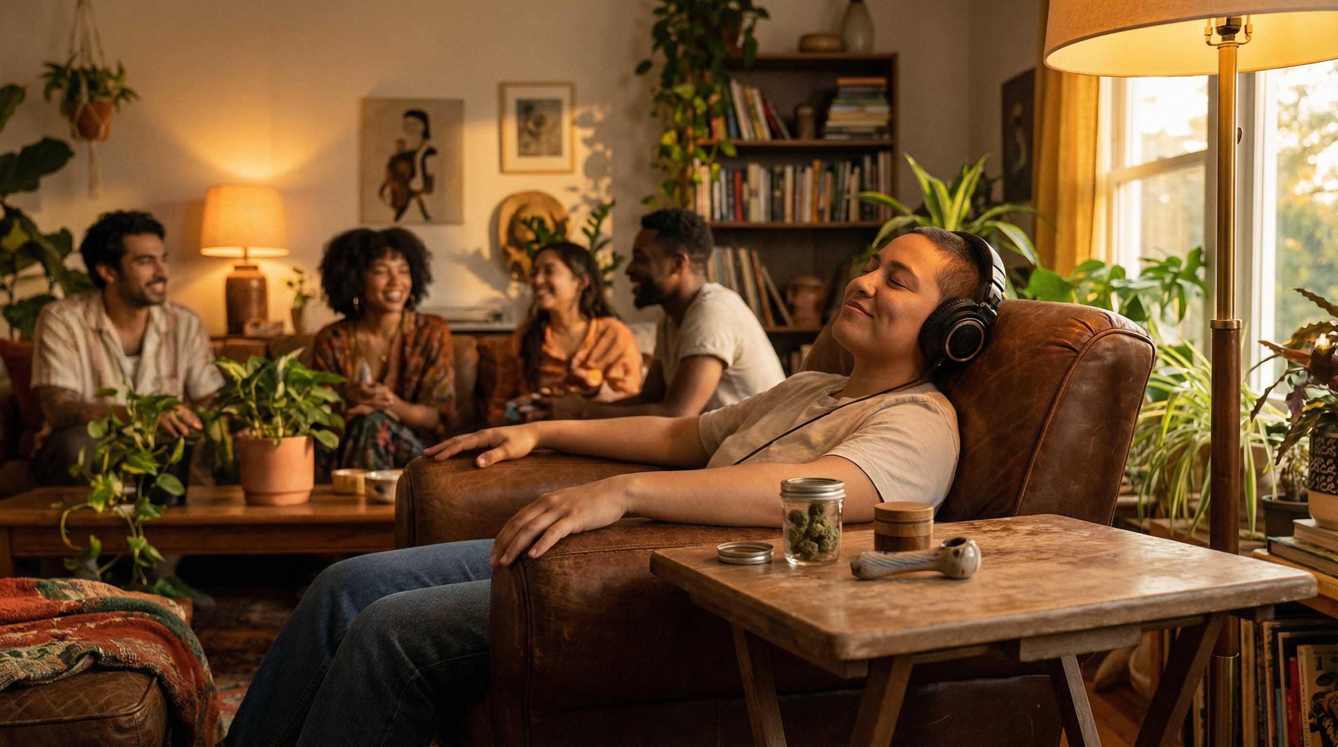 Cannabis may help quiet the mental chatter, allowing deeper musical immersion