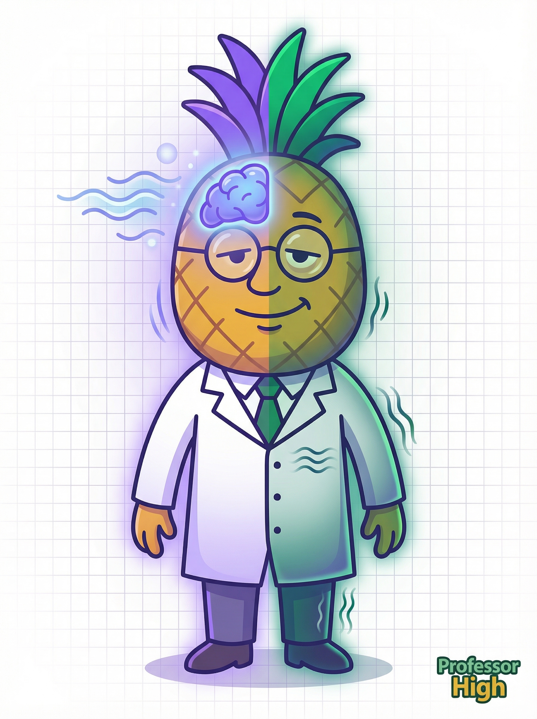 Professor High showing Anxiety Relief and Sleep Support effects