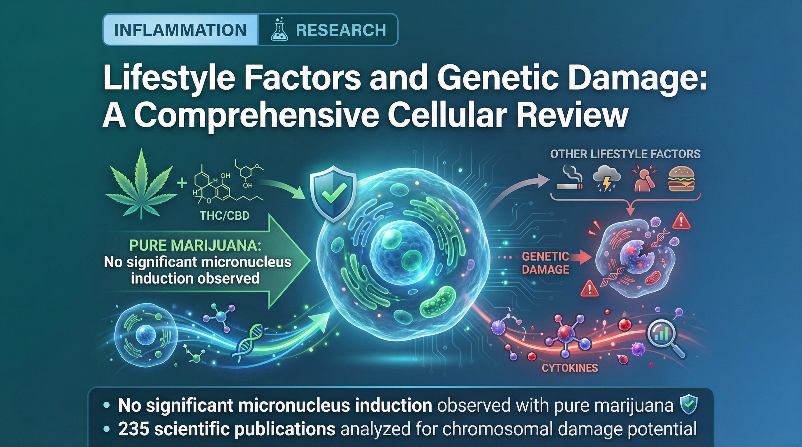Scientific illustration for The Micronucleus Assay in Exfoliated Buccal Cells Induced by Lifestyle Factors: An Overview.